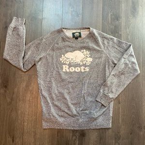 Roots Organic Original Crew Sweatshirt Womens XS